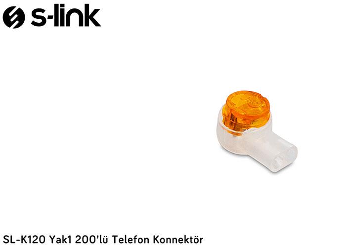 S-LINK SL-K120 Yak1 Telefon Jack (200 adet)